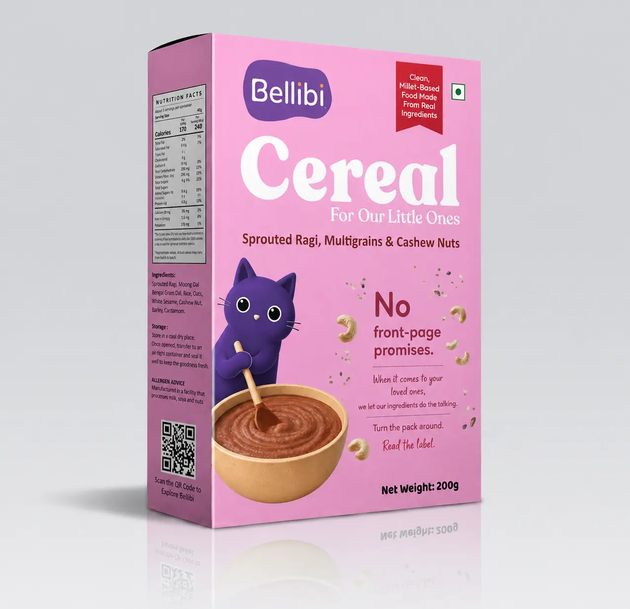 Sprouted Ragi Multigrain & Cashew Cereal