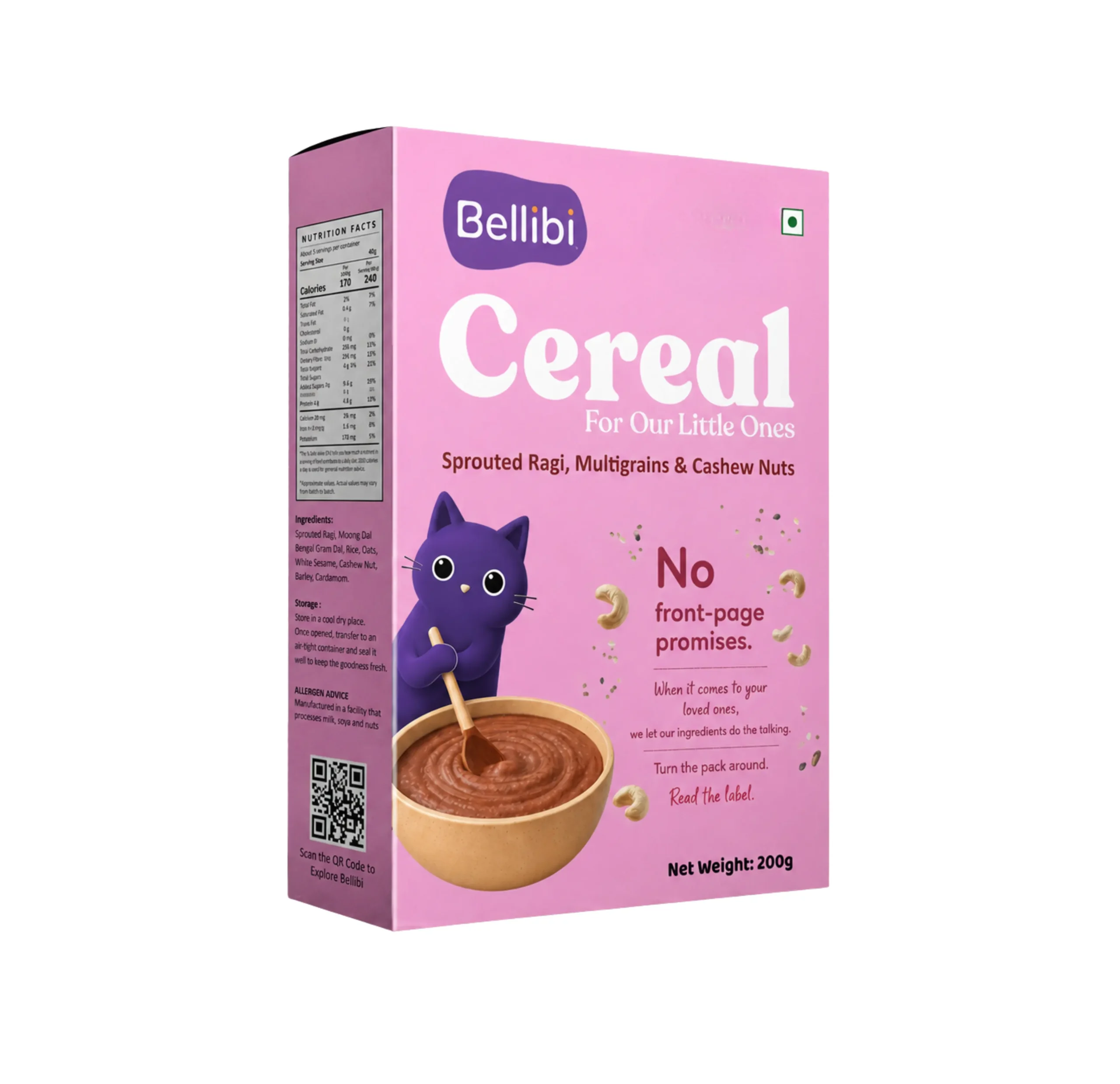 Sprouted Ragi Multigrain & Cashew Cereal
