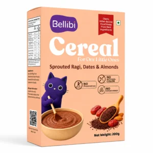 Cereal - Sprouted ragi, Almond and Dates