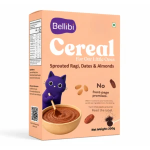 Cereal - Sprouted ragi, Almond and Dates